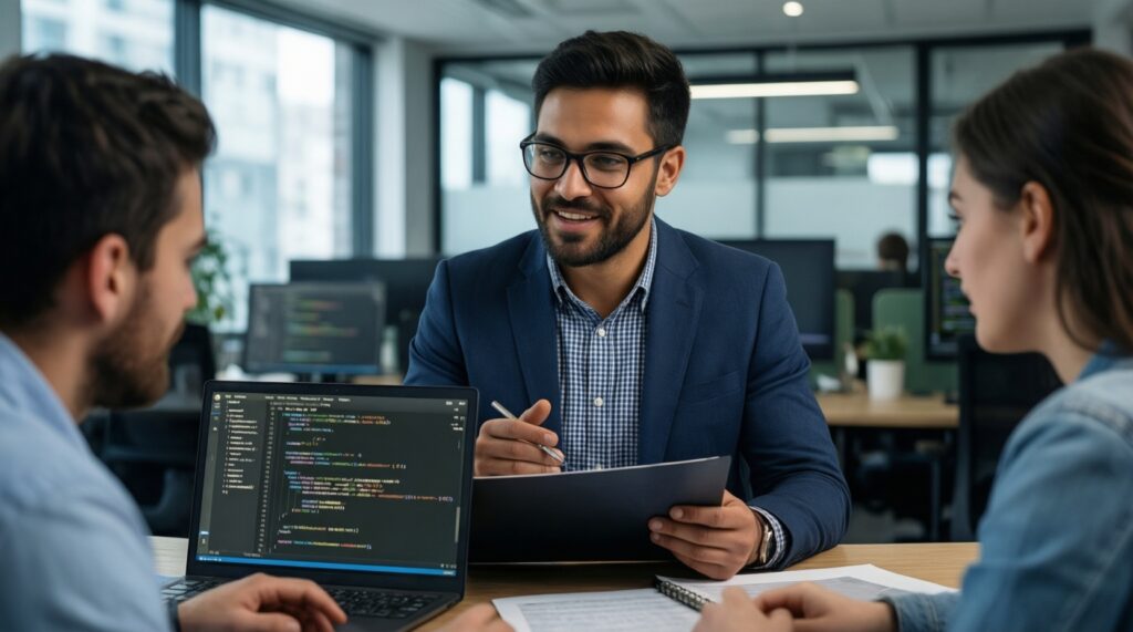 Карьерная лестница в IT: junior → middle → senior → lead и что меняется на каждом уровне - иллюстрация