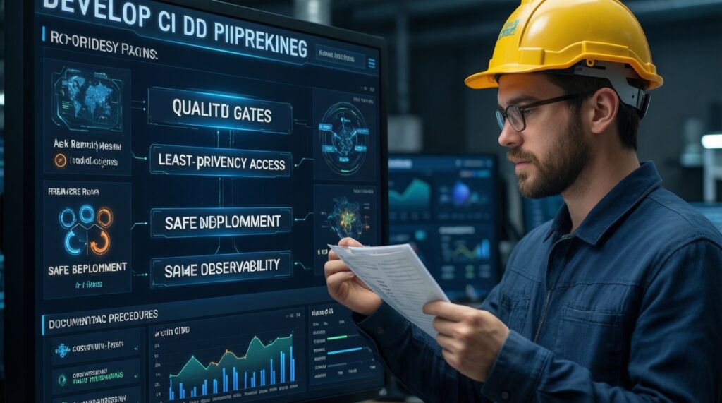 Реальный CI/CD: как настроить пайплайн, который не ломает продакшн - иллюстрация