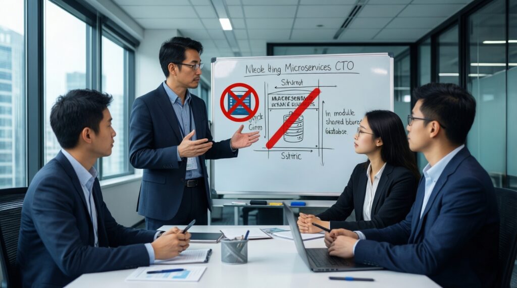 Архитектура современных веб‑приложений: монолит vs микросервисы vs модульный монолит - иллюстрация